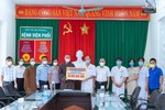 Ban Trị sự GHPGVN tỉnh Thanh Hóa hỗ trợ 50 triệu đồng đến Bệnh viện điều trị Covid-19 số 1 của tỉnh