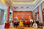 Khóa tu "Thiền và doanh nhân" do chùa Long Hưng tổ chức tại tại làng Hạnh Phúc, hồ Núi Cốc, TP.Thái Nguyên