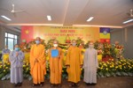 Tân Ban Trị sự Phật giáo huyện An Lão nhiệm kỳ 2021-2026 ra mắt và phát biểu nhận nhiệm vụ tại đại hội