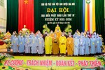 Tân Ban Trị sự Phật giáo huyện Nga Sơn nhiệm kỳ 2021-2026 ra mắt và phát biểu nhận nhiệm vụ tại đại hội