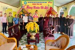 Đoàn lãnh đạo huyện Long Thành chúc mừng năm mới 2022 đến Ban Trị sự Phật giáo huyện