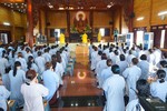 Khóa tu "Tri ân đấng sinh thành" tại chùa Diệu Pháp 