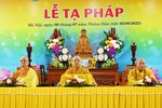 Hà Nội: Hạ trường chùa Quán Sứ tổ chức lễ tạ pháp khóa An cư kiết hạ Phật lịch 2566
