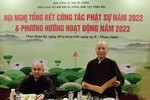 Ni trưởng Thích Đàm Nghiêm đọc diễn văn khai mạc