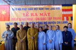 Ra mắt điểm sinh hoạt tôn giáo tập trung cho nhóm Phật tử thị trấn Đồng Mỏ, huyện Chi Lăng, tỉnh Lạng Sơn