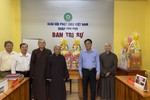 Đoàn Ban Tôn giáo TP.HCM chúc Tết Quý Mão đến Ban Trị sự GHPGVN Q.Tân Phú