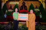 Hòa thượng Chủ tịch Hội đồng Trị sự GHPGVN đóng góp 100 triệu đồng vào chương trình “Xuân yêu thương”