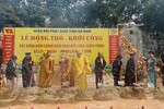 Chính thức khởi công xây dựng chánh điện chùa Đức Long