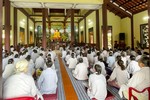 Đông đảo Phật tử về chùa Tam Bảo (P.An Sơn, TP.Tam Kỳ) tham dự khóa tu