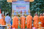 Khóa lễ cầu nguyện trước khi động thổ khởi công xây dựng Tăng xá chùa OmPăngSane