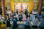 Các thiện nam, tín nữ phát nguyện quy y Tam bảo tại chùa Hoằng Linh (H.Củ Chi, TP.HCM)