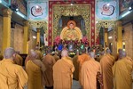 Lễ Bố-tát của chư Tăng tại trường hạ chùa Tuyền Lâm