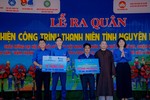 Ban Từ thiện xã hội GHPGVN tỉnh Thừa Thiên Huế phối hợp với Thị đoàn Hương Trà thực hiện các công trình thanh niên tình nguyện mùa hè năm 2024
