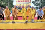 Chính thức động thổ, khởi công xây dựng nhà Tổ chùa Đót Tiên (P.Hải Thanh, TX.Nghi Sơn, Thanh Hóa)