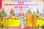 Trao quyết định bổ nhiệm trụ trì chùa Minh Luân đến Sư cô Thích nữ Vạn Tín