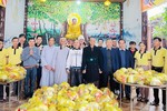 530 phần quà xuân được chùa Trường Khánh trao đến các hộ khó khăn