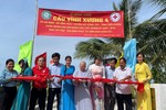 Cắt băng khánh thành cầu Vĩnh Xương 4 tại ấp An Ninh, xã Vĩnh Hựu, H.Gò Công Tây, Tiền Giang