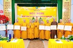 Trao Bằng tuyên dương công đức đến chư Tăng Ni có đóng góp, trợ duyên trong công tác Phật sự của TP.Hoa Lư