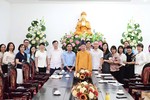 Lưu niệm tại buổi thăm, làm việc giữa Viện Dân tộc học và Tôn giáo học với Học viện Phật giáo VN tại Hà Nội