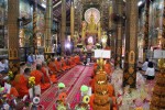 Quang cảnh buổi lễ tại chùa Âng