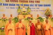 Ra mắt Ban Quản trị tổ đình Sắc tứ Tịnh Quang (xã Triệu Phong, Quảng Trị)
