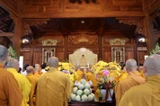 Lễ an vị tôn tượng Phật hoàng Trần Nhân Tông và lạc thành Anh Linh Tưởng Niệm đường tại thiền viện Trúc Lâm Tây Ninh