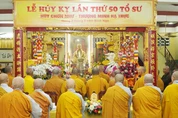 Tưởng niệm Hòa thượng Thích Minh Trực tại tổ đình Phật Bửu (P.Bàn Cờ, TP.HCM)