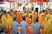 Chùa Linh Thứu trang nghiêm tổ chức lễ đúc đại hồng chung