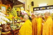 Chư tôn đức tưởng niệm 12 năm ngày viên tịch Hòa thượng Thích Như Thọ, nguyên Trưởng ban Trị sự Phật giáo Q.10 cũ