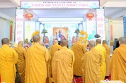 Trang nghiêm Lễ húy kỵ lần thứ 75 Thiền sư Minh Tịnh - vị Tổ khai sơn chùa Thiên Chơn (phường Thuận An, TP.HCM)