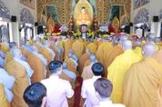 Trang nghiêm Lễ tưởng niệm Trưởng lão Hòa thượng Thích Tâm Châu và Ni trưởng Thích nữ Như Giác tại Quan Âm tu viện (P.Cầu Kiệu, TP.HCM)