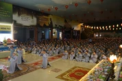 Đạo tràng Phật tử chùa Bà Đa dâng đăng cầu nguyện