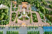 Phối cảnh tổng thể chùa Kỳ Viên Khánh Phú