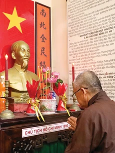 Ngôi chùa tại Sài Gòn tổ chức Lễ truy điệu Bác Hồ năm 1969