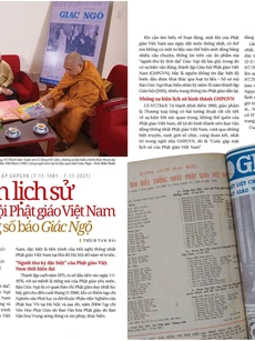 Sự kiện lịch sử của Giáo hội Phật giáo Việt Nam qua những số báo Giác Ngộ