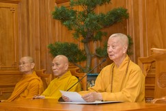 Đức Pháp chủ GHPGVN - Đại lão Hoà thượng Thích Trí Quảng - Ảnh: Quảng Đạo