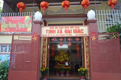 Tịnh xá Đại Giác tọa lạc tại số 26/22 Lê Văn Duyệt, P.Gia Định, TP.HCM