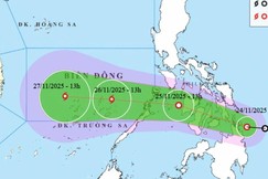 Ban Chỉ đạo Phòng thủ dân sự quốc gia yêu cầu 15 tỉnh, thành phố và 7 bộ ứng phó áp thấp sắp thành bão số 15
