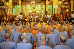 Đại giới đàn Cam Lộ - Đỗng Quang Phật lịch 2569 do Ban Trị sự GHPGVN tỉnh Gia Lai tổ chức diễn ra từ ngày 31-10 đến ngày 5-11-2025 - Ảnh: Nguyện Thanh