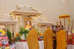 Lễ tưởng niệm Tổ sư Lê Khánh Hòa tại chùa Đông Phước