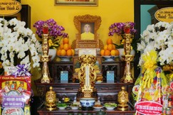 Di ảnh Thượng tọa Thích Quảng Tánh tại chùa Phước Viên
