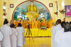 Khai giảng khóa tu mùa hạ tại chùa Phật Đà (Q.3, TP.HCM)