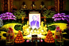 Di ảnh Trưởng lão Hòa thượng Thích Tâm Giác tại chùa Vĩnh Nghiêm 