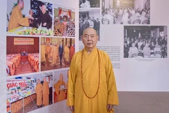 Hòa thượng Thích Huệ Công, Phó ban Trị sự GHPGVN TP.HCM, Trưởng ban Đại diện Phật giáo người Hoa TP.HCM - Ảnh: Quảng Đạo/BGN