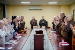 Ban Văn hóa - Nghi lễ GHPGVN TP.HCM họp chuẩn bị cho Đại nhạc hội “Quê hương một dải – Đạo sáng ngàn năm” 