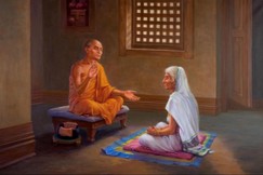 Tôn giả Xá lợi phất thuyết pháp cho mẹ chứng đắc Thánh quả - Tranh PGNN