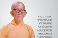 Đại lão Hòa thượng Thích Trí Tịnh (1917-2014) là vị sáng lập, đồng thời là Liên trưởng của Hội Cực lạc Liên hữu từ năm 1955, tác giả của Đường về Cực Lạc (2 tập) và là dịch giả của nhiều bộ kinh điển Đại thừa - Ảnh: Tư liệu Vạn Đức