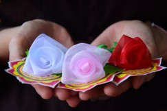 Hoa hồng Vu lan mùa Hiếu hạnh