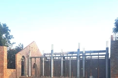 Công trình nhà Từ Ân trong khuôn viên chùa Bảo Tháp được xây dựng khi chưa được các cấp có thẩm quyền cho phép - Ảnh: K.H