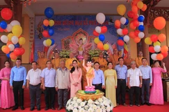 Phật giáo liên xã Bà Điểm, Hóc Môn, Đông Thạnh, Xuân Thới Sơn tổ chức Đại lễ Phật đản - Ảnh: Lê Vũ/BGN